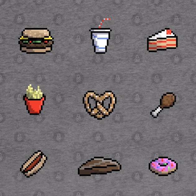 Pixel Food by Zeeph